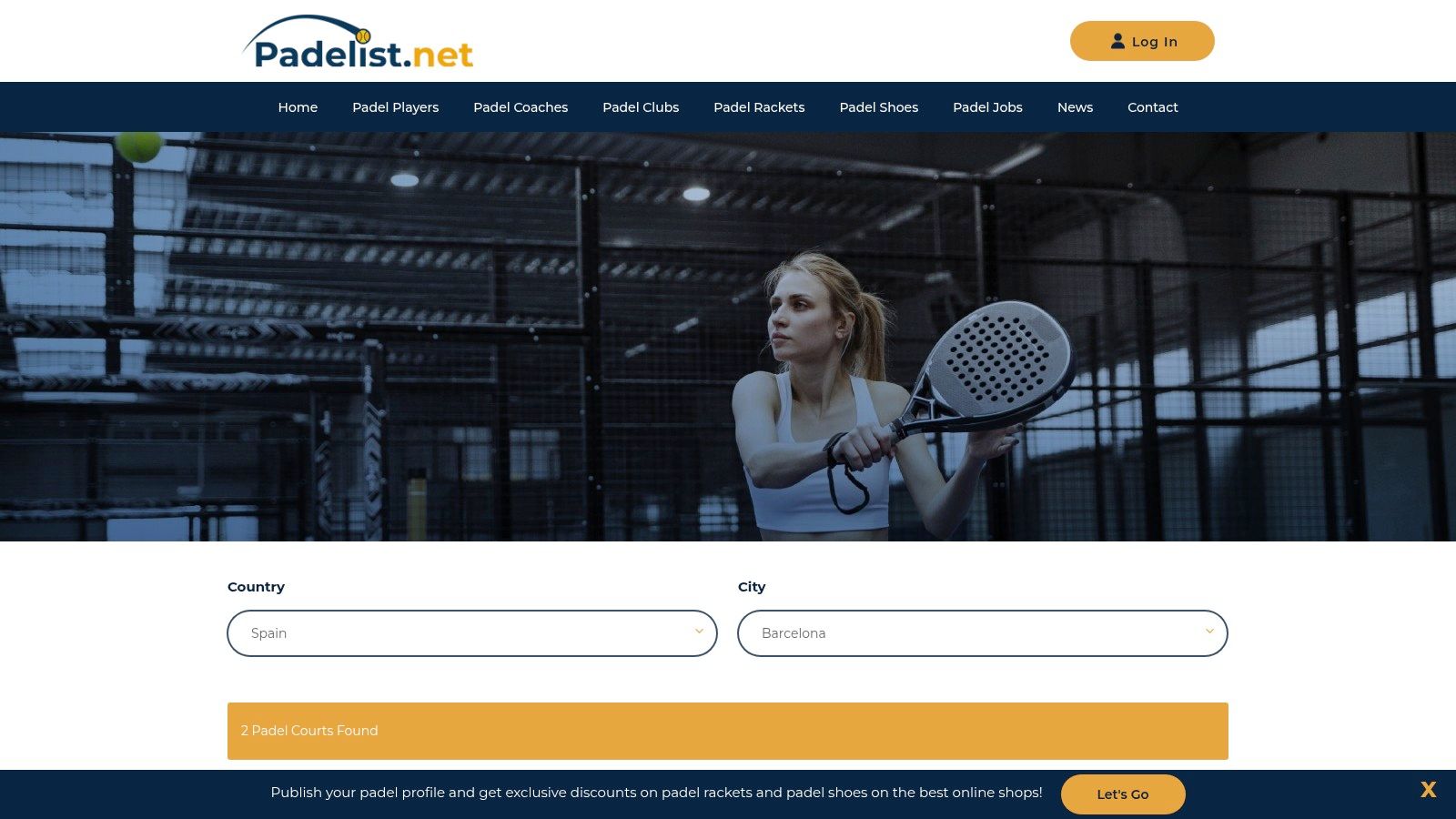 Padelist.net