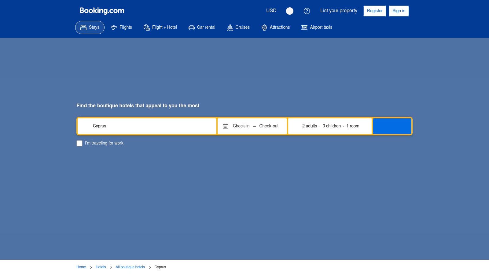 Booking.com – Boutique Hotels in Cyprus