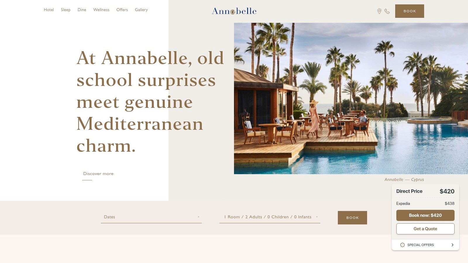 Annabelle (Thanos Hotels) — Dine Around with Antasia access