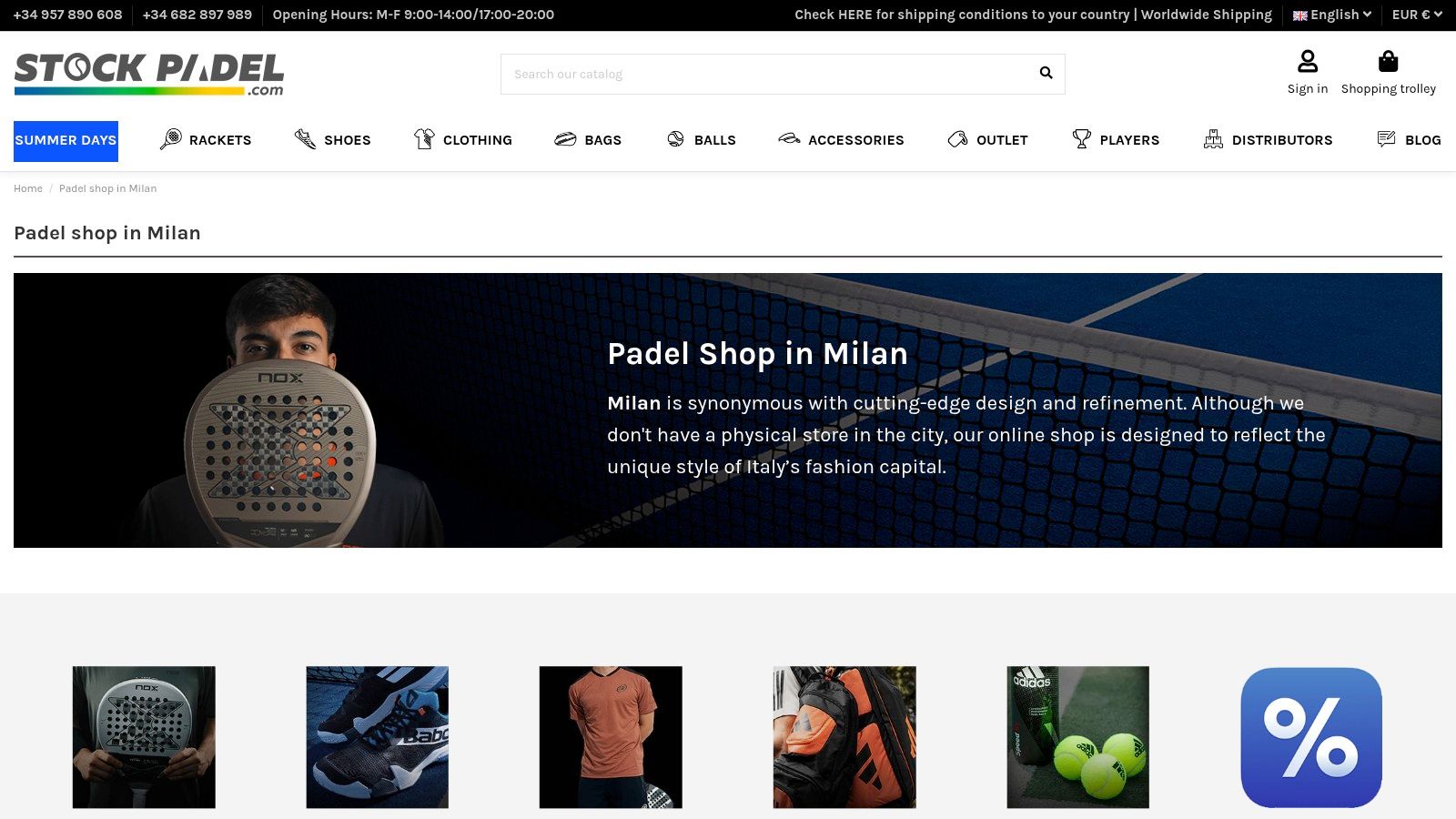 Stock Padel