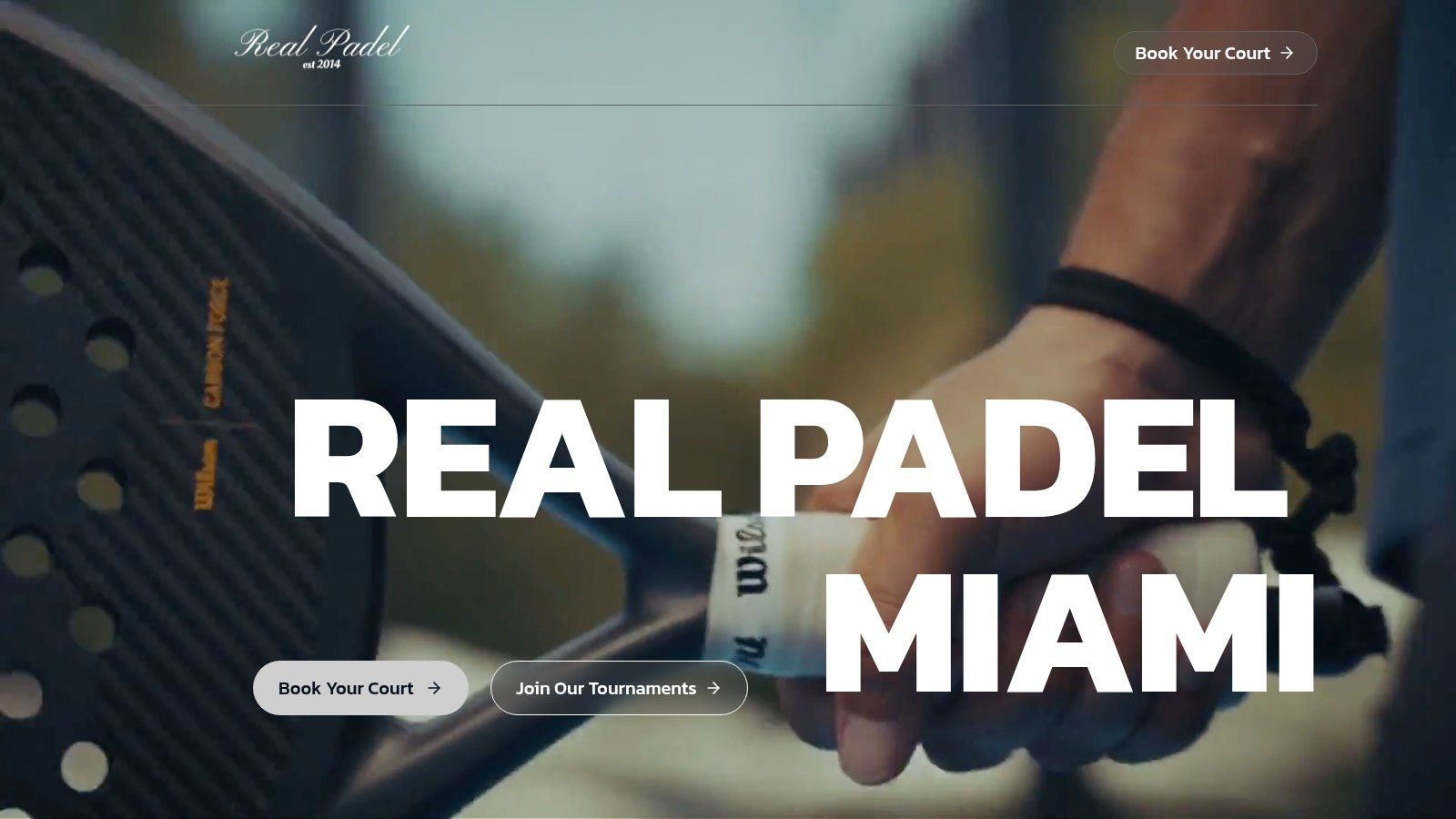 Real Padel Miami — official website