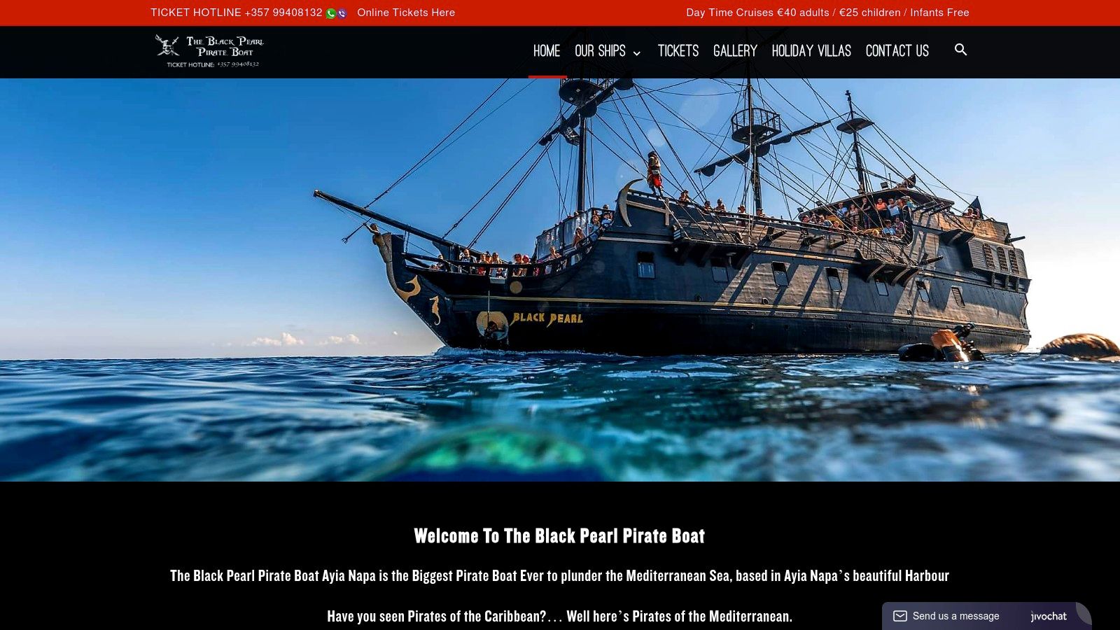 Black Pearl Pirate Boat (Official)