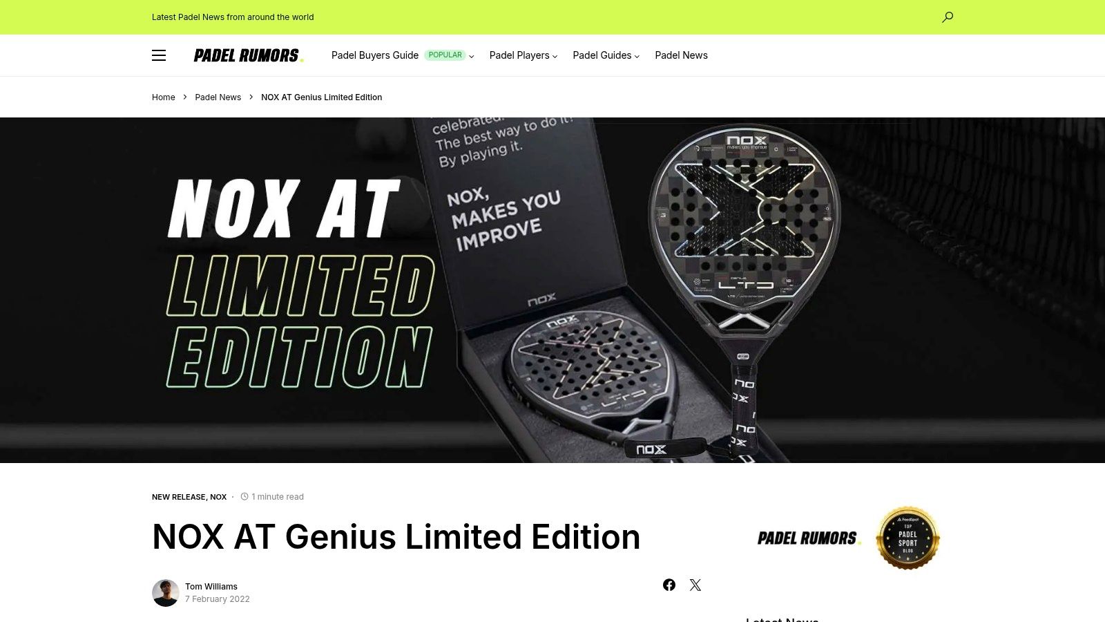 NOX AT Genius Limited Edition