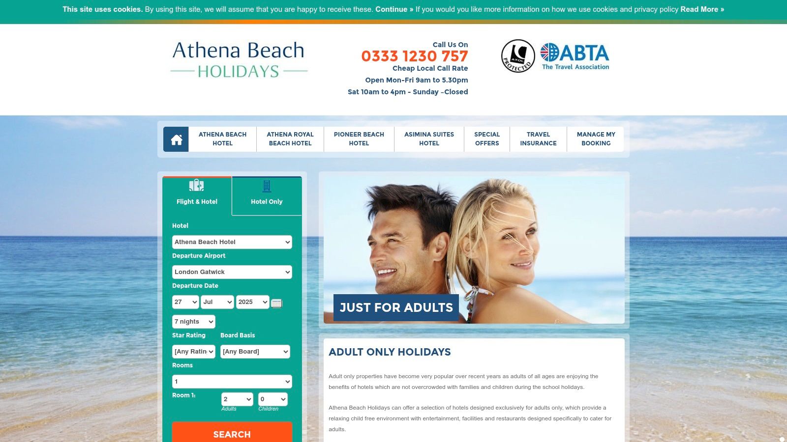 Athena Beach Holidays