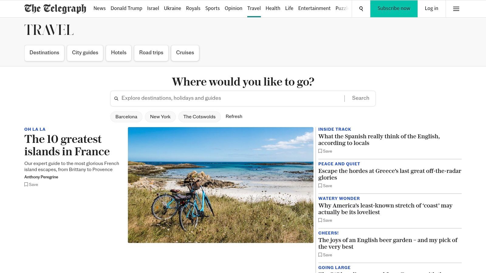 Telegraph Travel