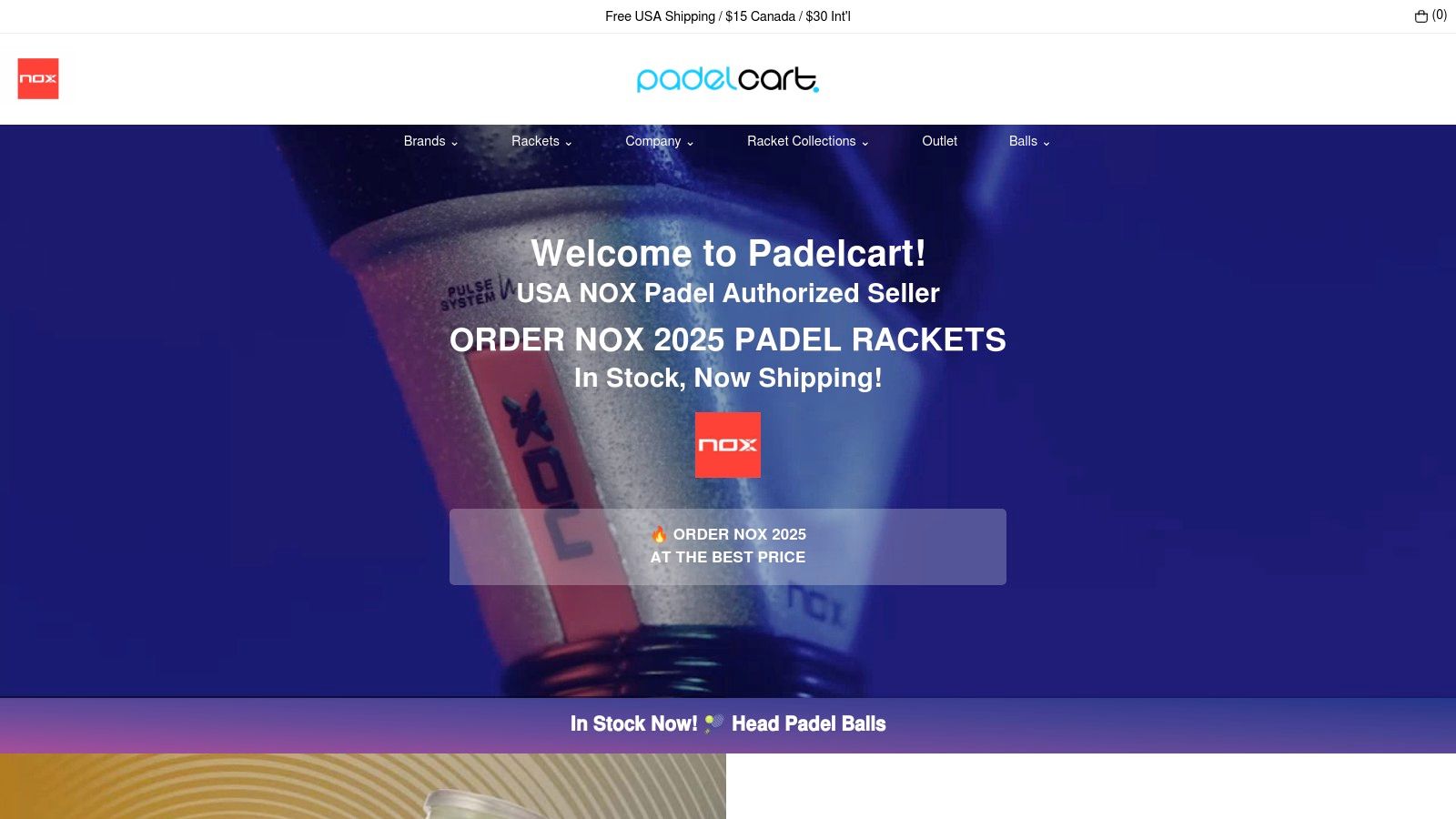 Padelcart (US NOX-authorized seller)