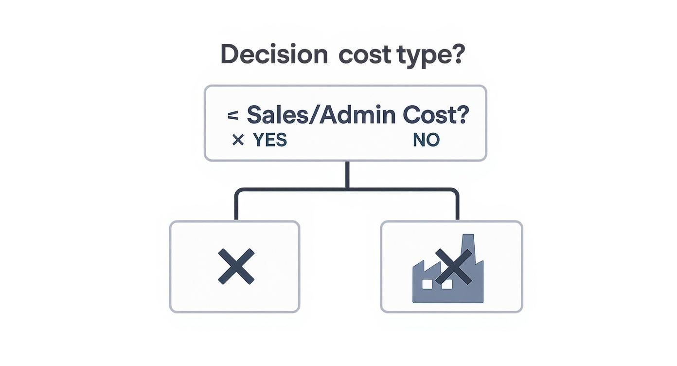 Infographic about how to calculate manufacturing overhead costs