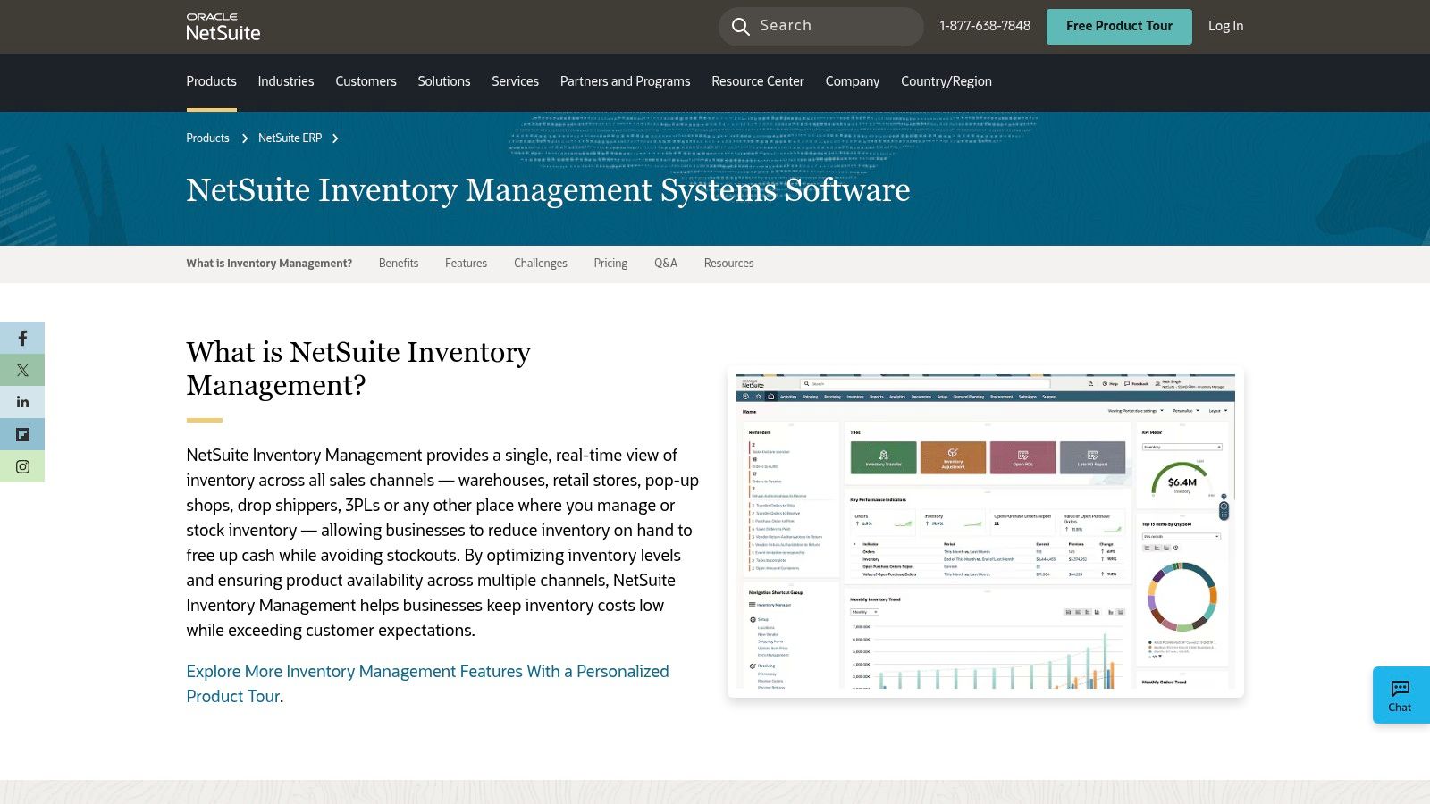 Oracle NetSuite – Inventory Management