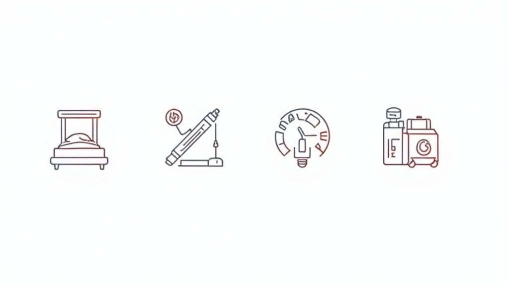 Ein Team von Fachleuten arbeitet gemeinsam an einem Tisch und symbolisiert die branchenspezifische Zusammenarbeit.