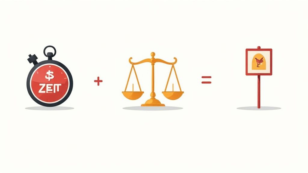 Ein Team von Fachleuten arbeitet an einem Tisch und bespricht einen Schichtplan auf einem Tablet, was die Zusammenarbeit und die Vorteile eines KI-Schichtplaners verdeutlicht.