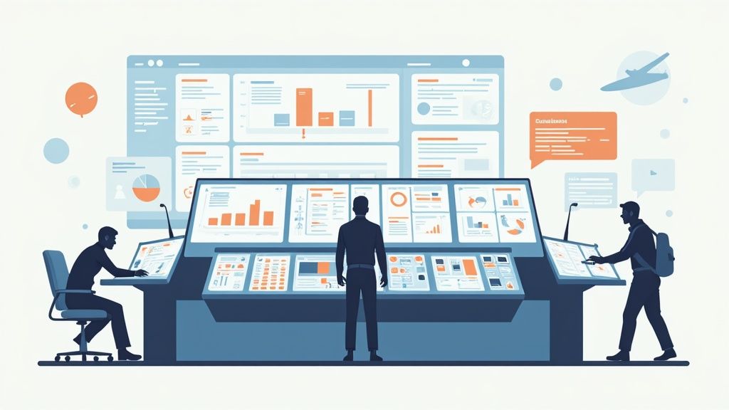 Triebwerk Steuerpult