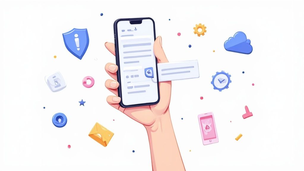Eine Person nutzt eine moderne Software für die Einsatzplanung auf einem grossen Bildschirm.