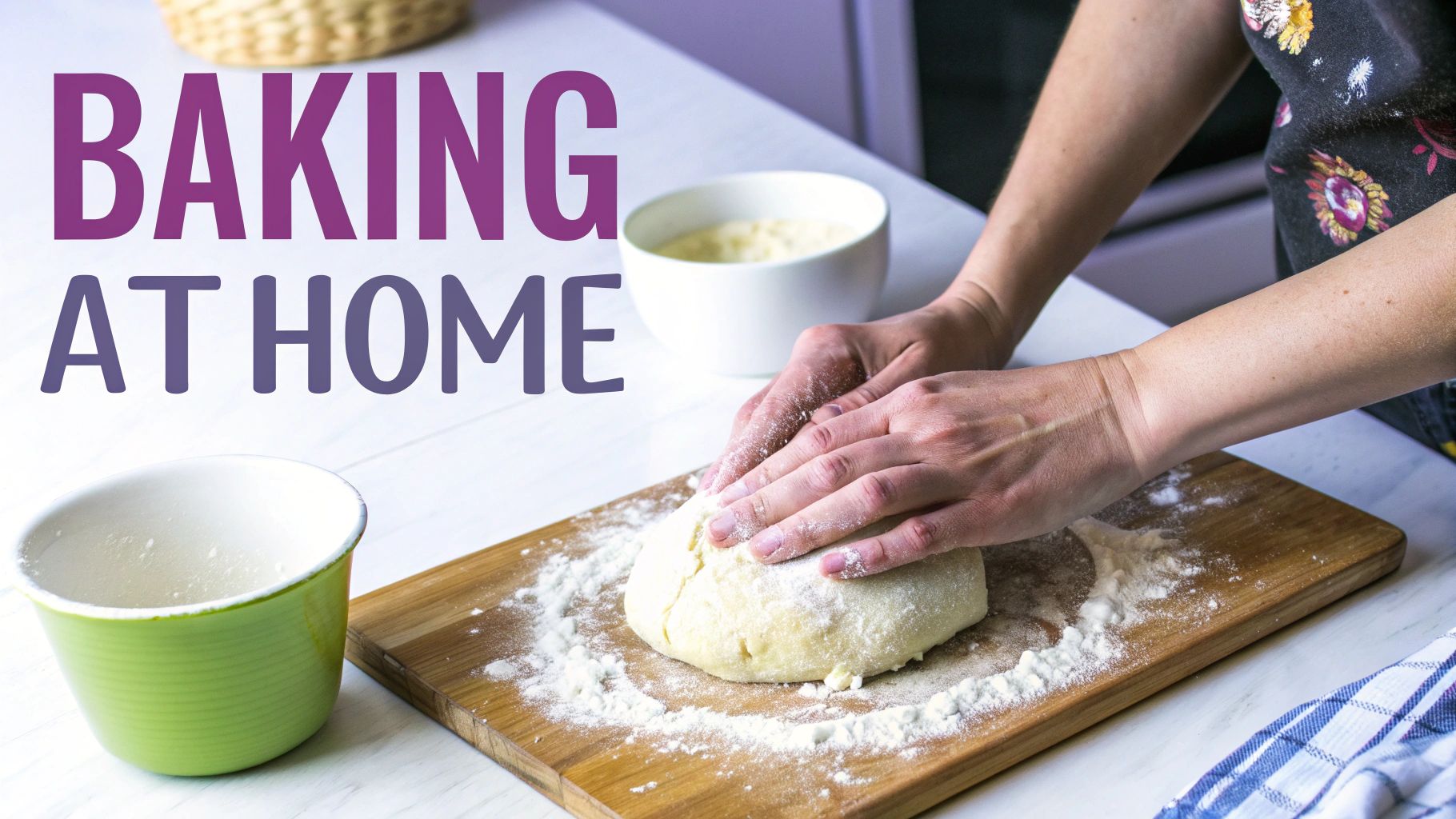 Two people happily preparing food together in a modern kitchen.