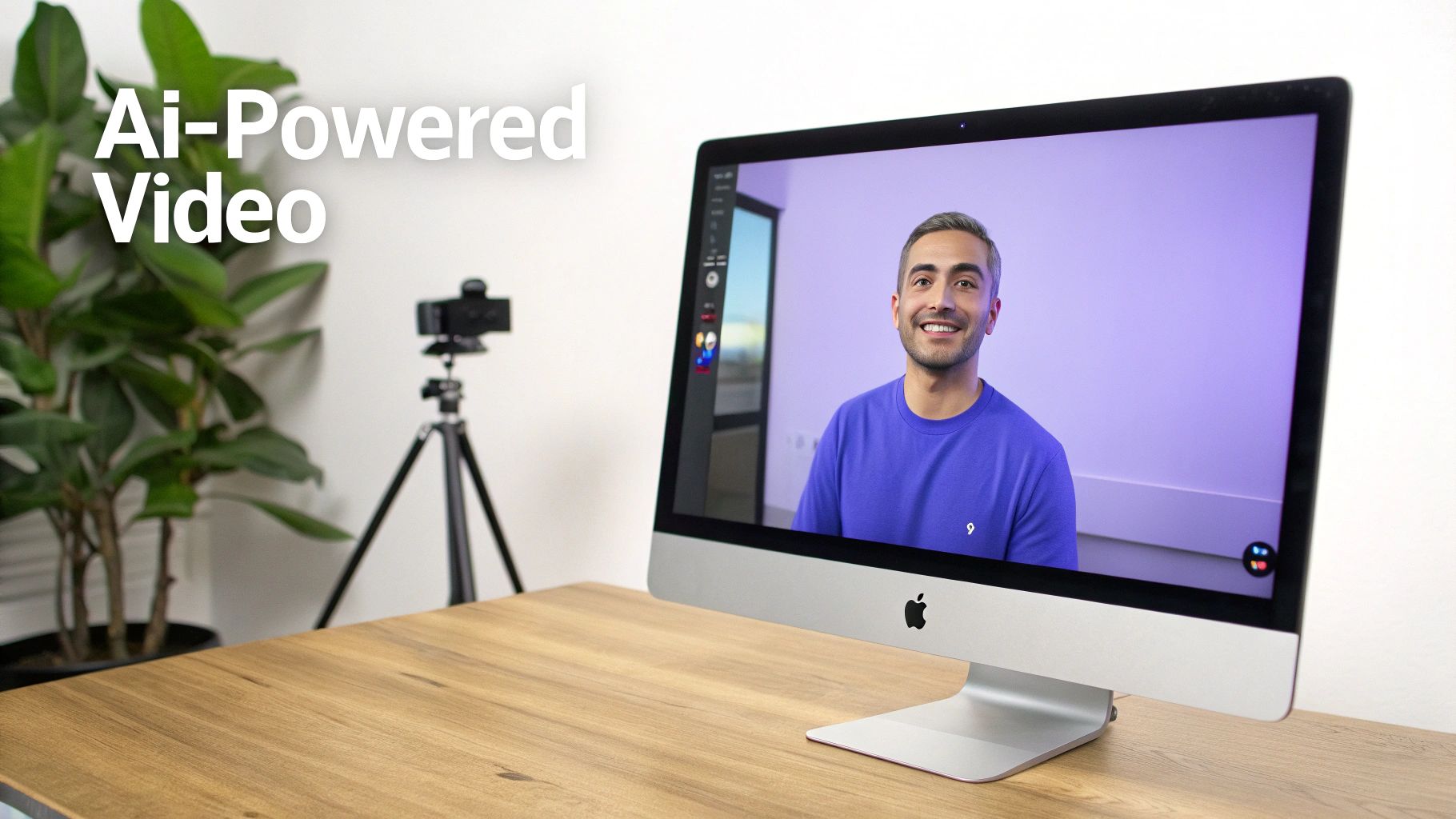 A diverse group of AI avatars displayed on various digital screens, showcasing different styles and ethnicities.