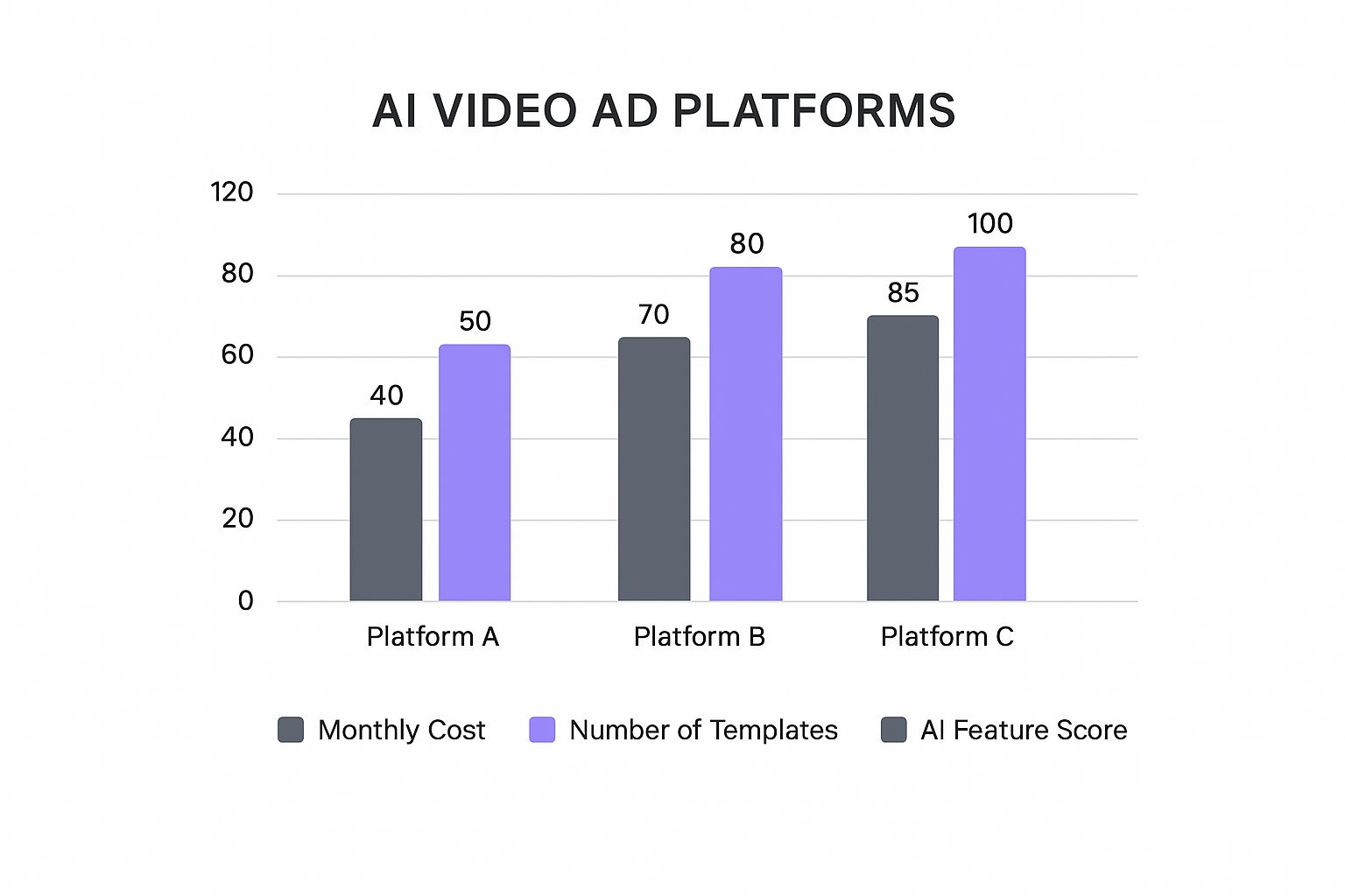 Infographic about how to create ai video ads