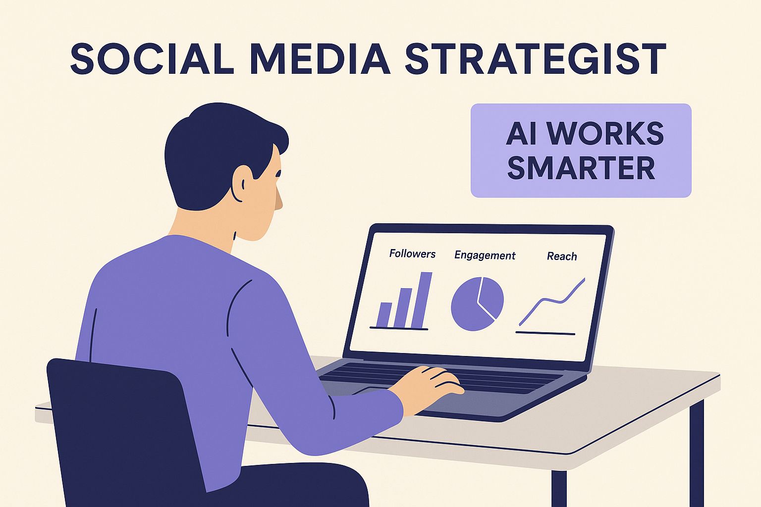 Infographic about ai social media content creation