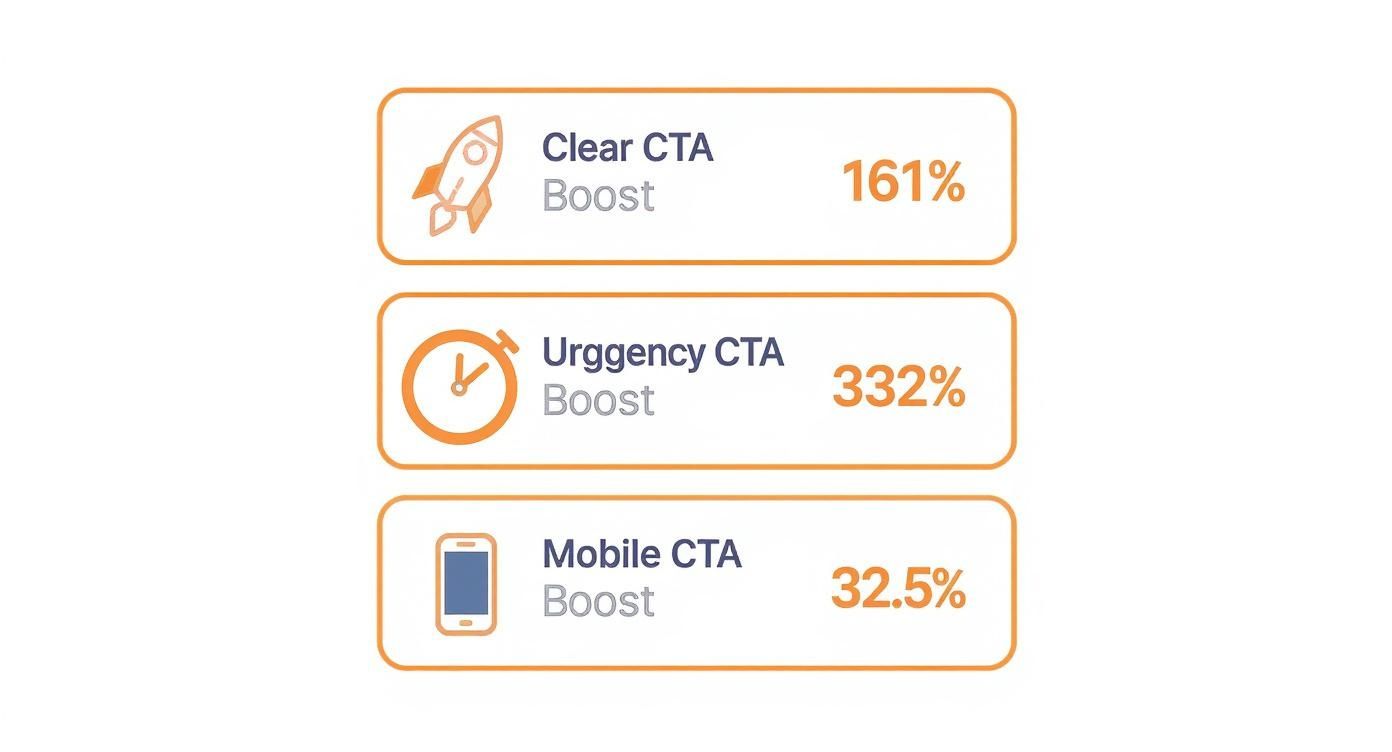 Infographic about what is a call to action