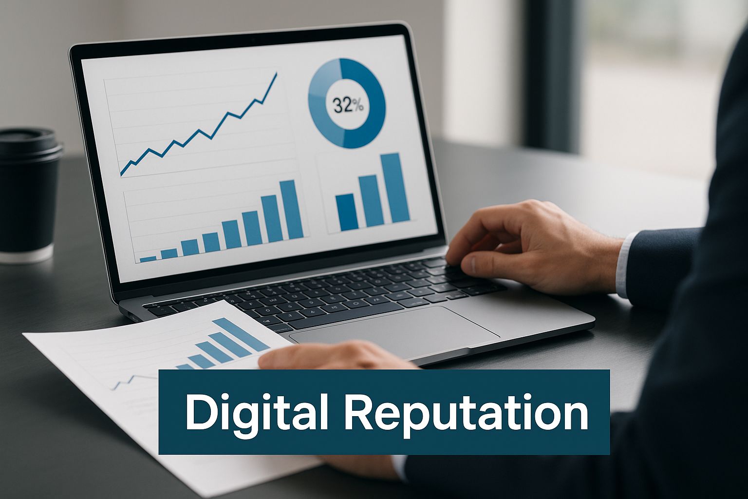 Infographic about digital reputation management