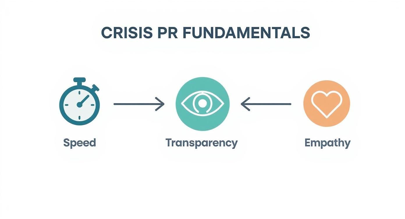 Infographic about crisis pr strategy