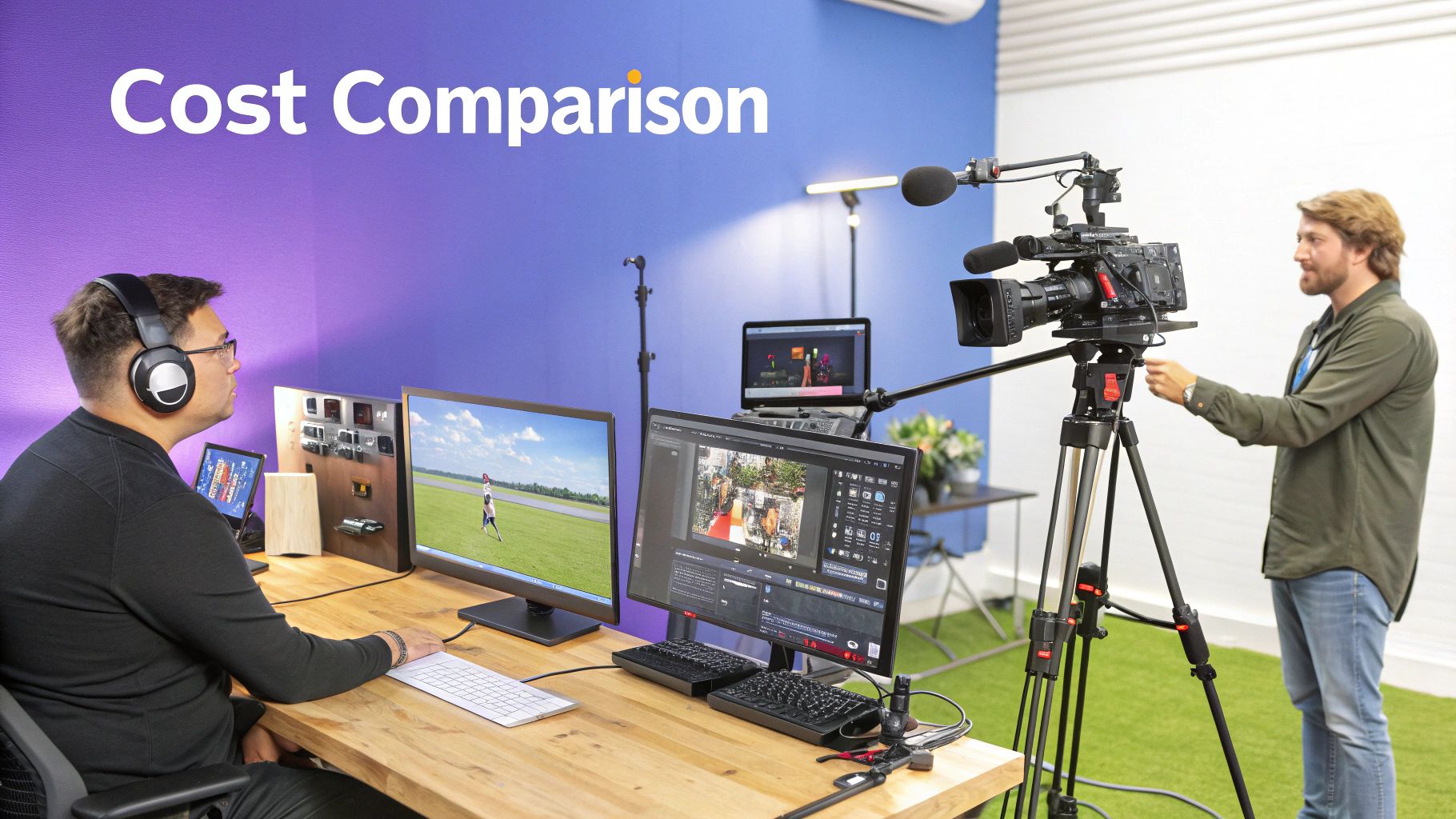 Image about cost of ai video ads production