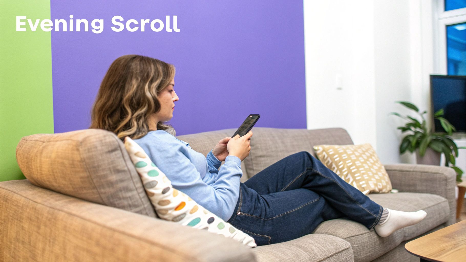 Infographic detailing why to Capture the Evening Wind-Down (7-9 PM)