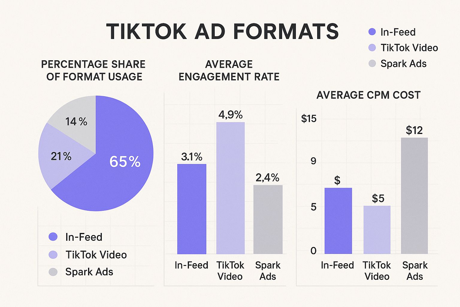 Infographic about generate TikTok ads with AI