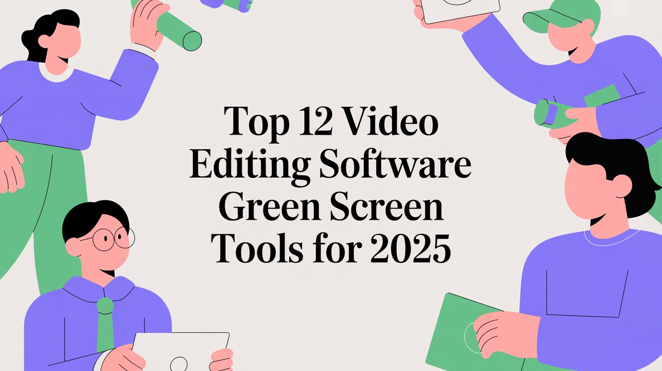 Top 12 Video Editing Software Green Screen Tools for 2025