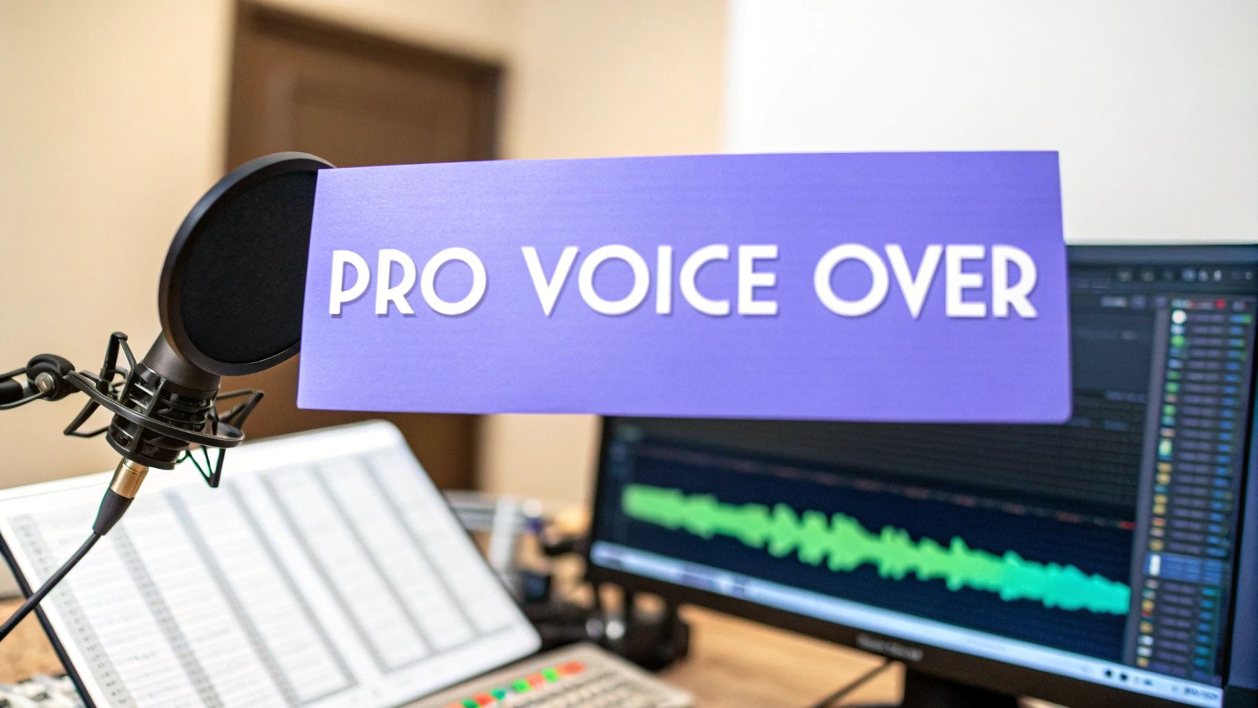 How to Voice Over A Professional Guide