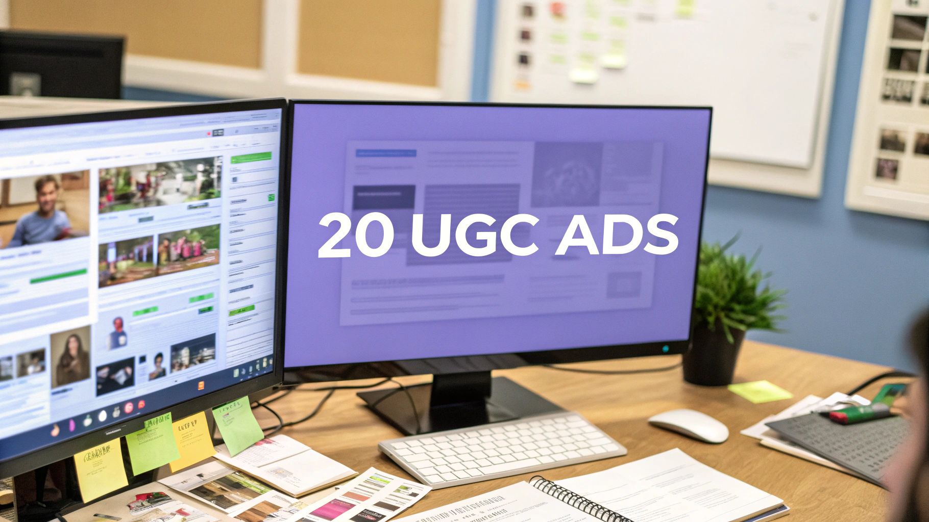 AI UGC Ads Without Influencers: How to Ship 20 Variations in an Afternoon