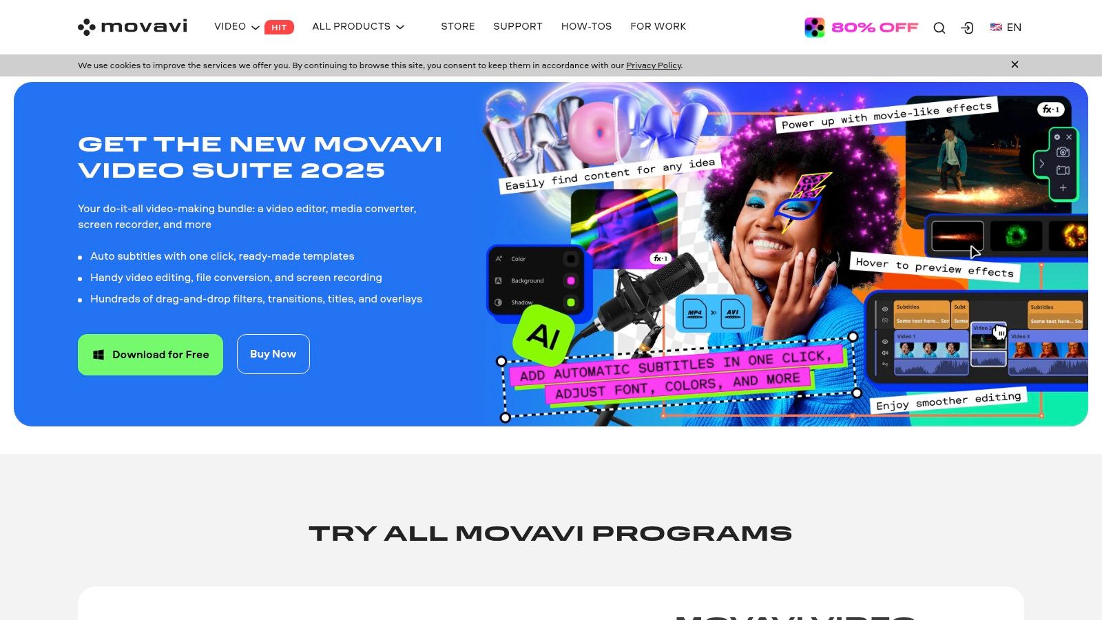 Movavi Video Editor Official Website