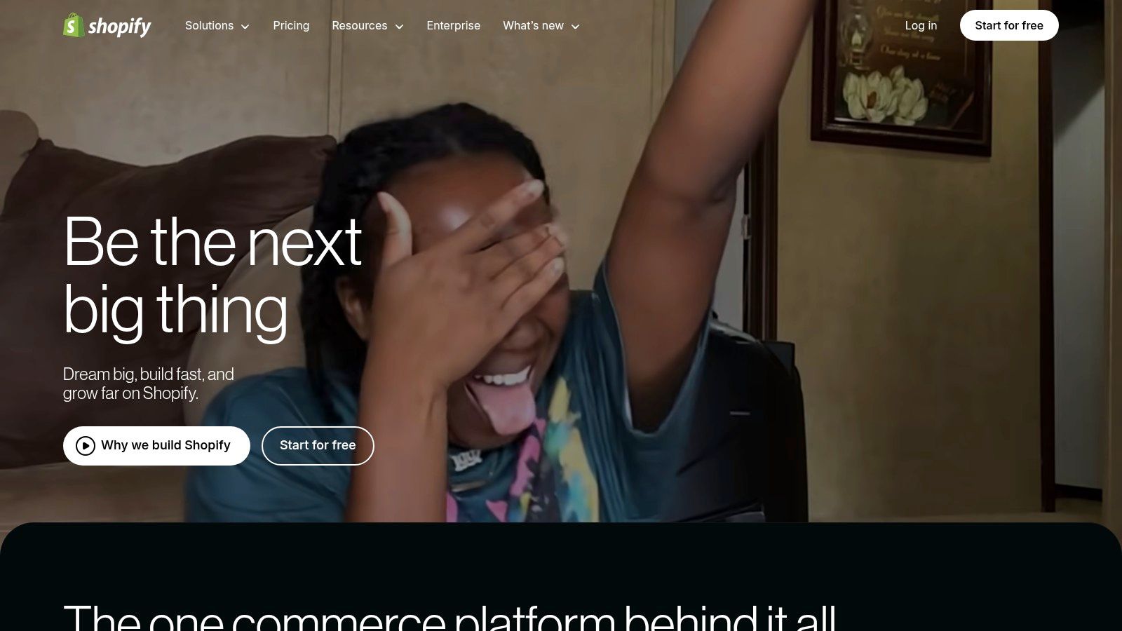 Shopify (built-in marketing and email)