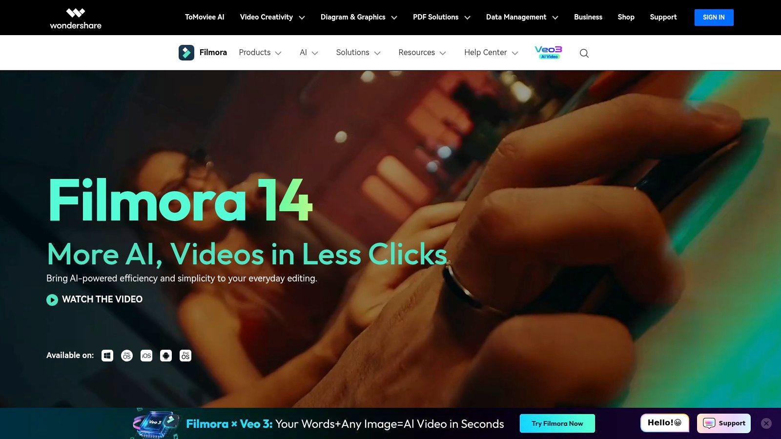 Wondershare Filmora Official Website
