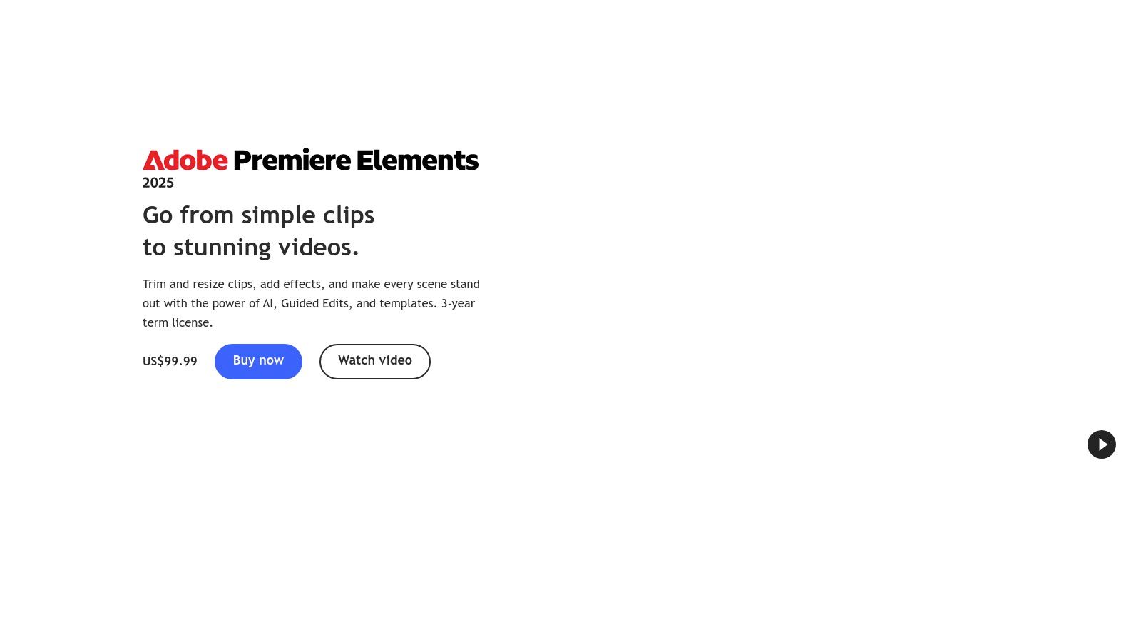 Adobe Premiere Elements Official Website