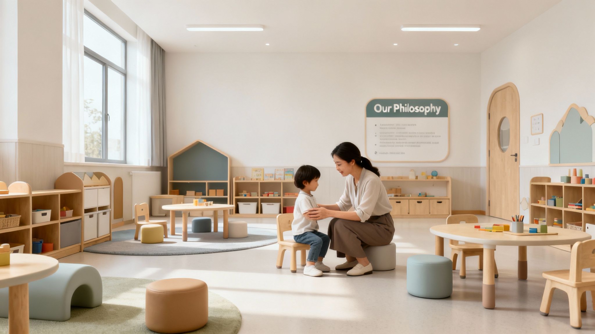 Children engaged in learning activities at a Gold Coast preschool