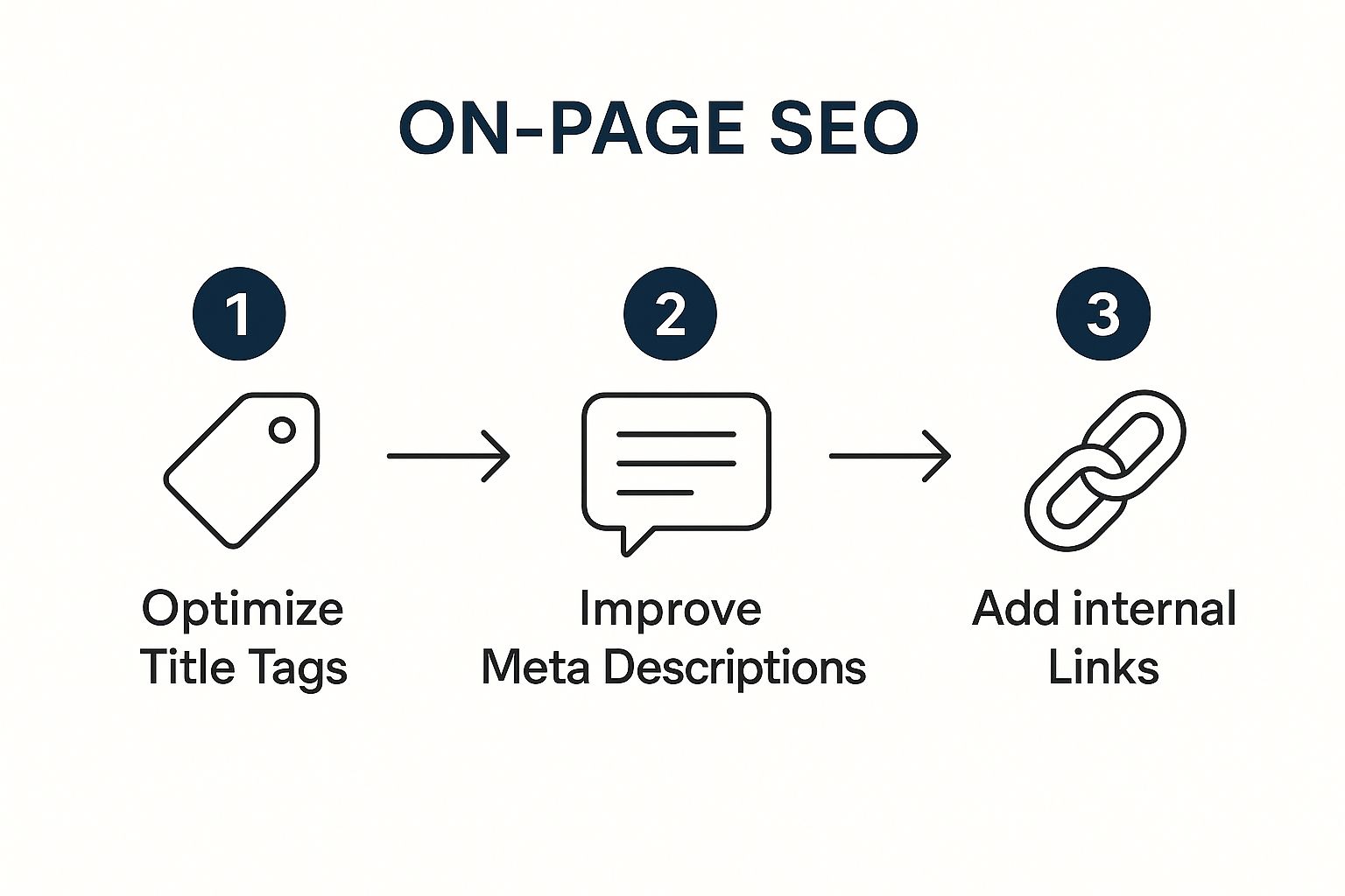 Infographic about how to increase website traffic