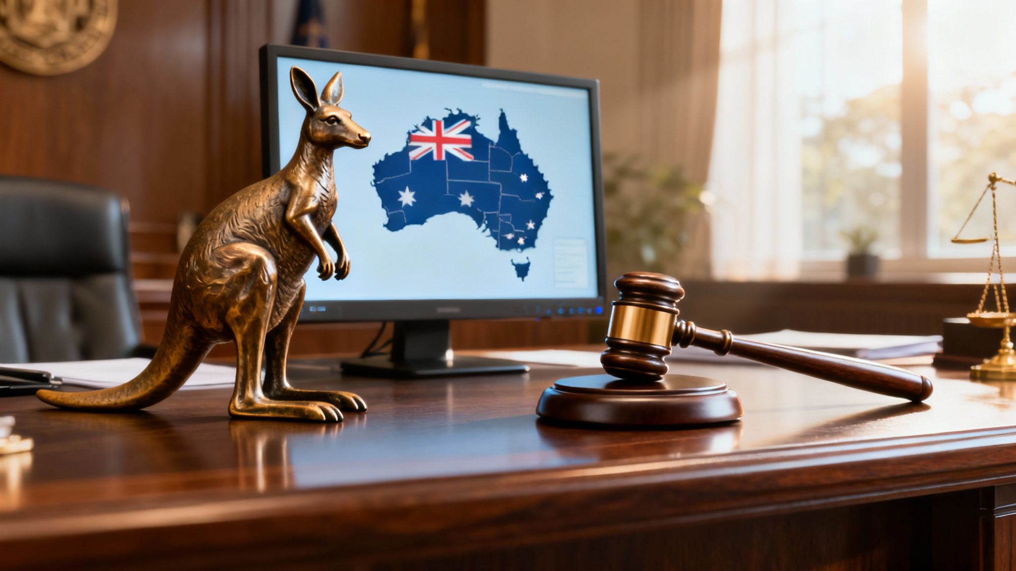 An image showing a modern, professional office setting, representing the corporate environment of a law firm.