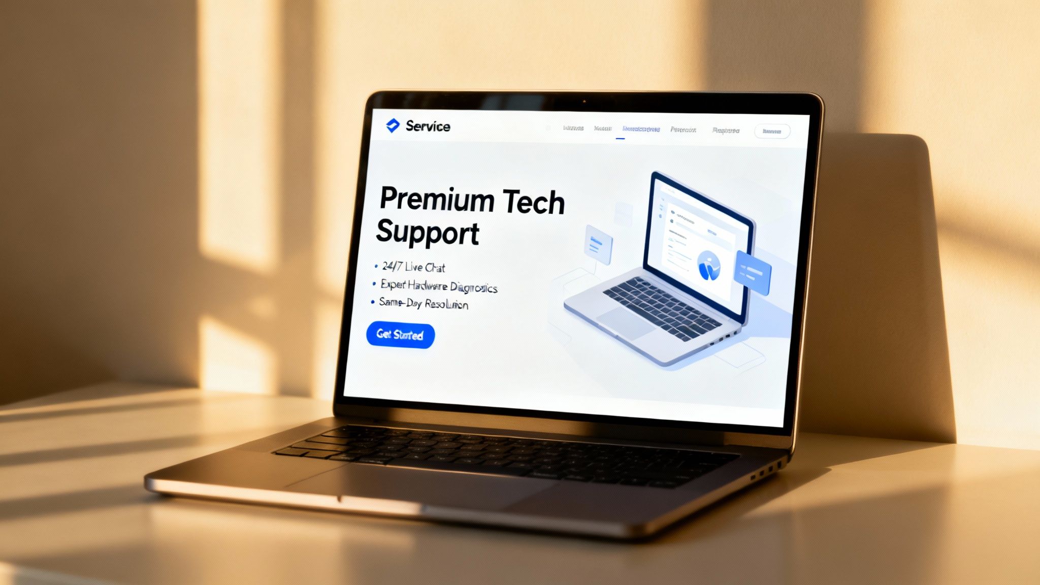 A person writing content on a laptop with charts and graphs in the background.