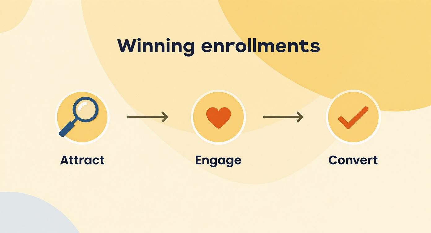 Infographic about childcare digital marketing Gold Coast