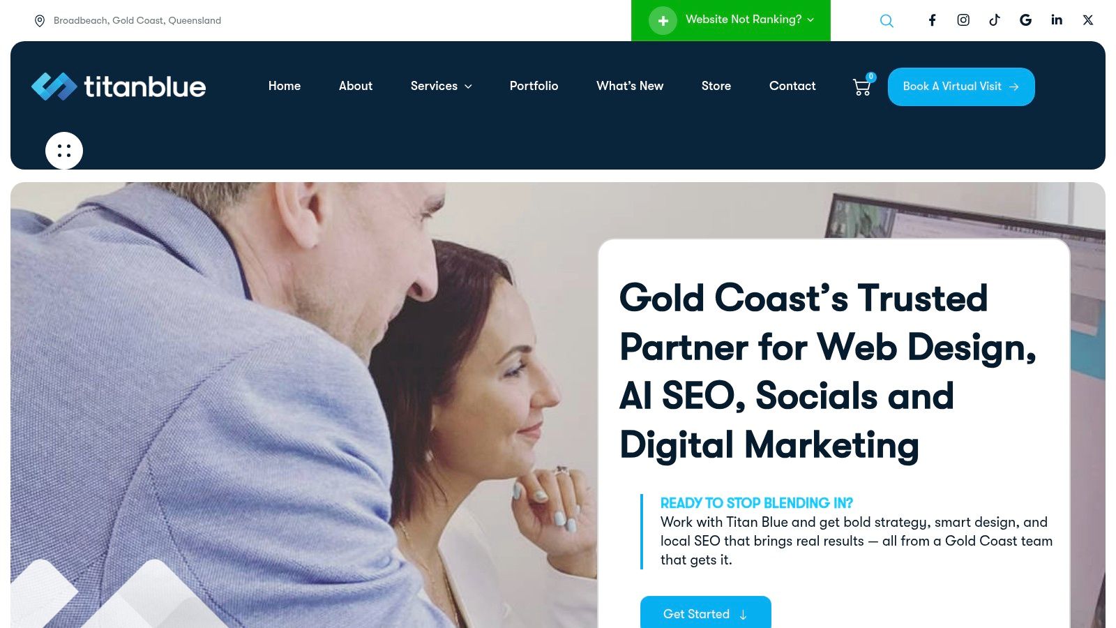 Titan Blue Australia's digital marketing services page