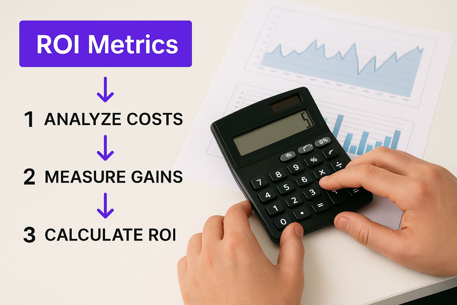 Infographic about chatbot roi