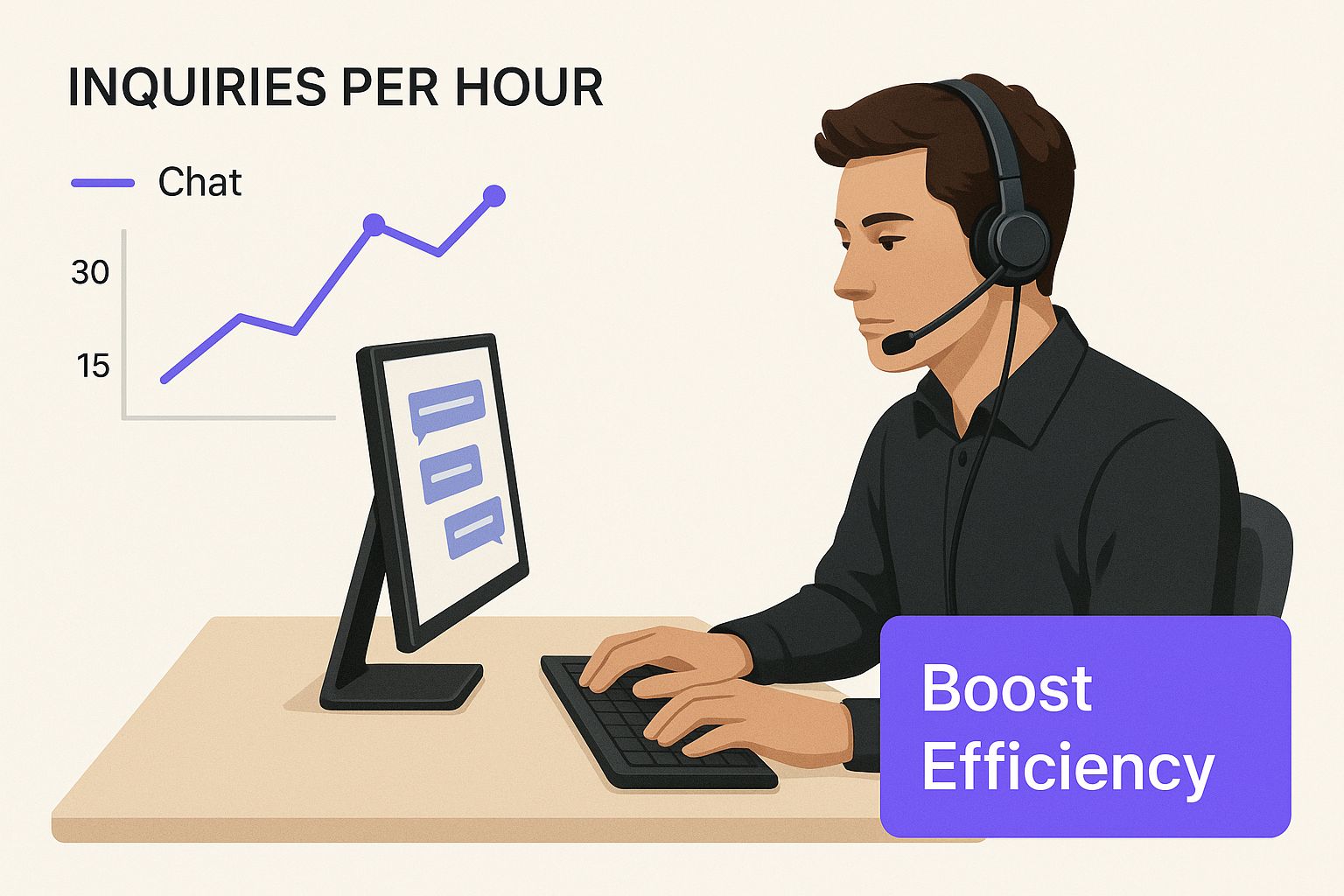 Infographic about automate customer support