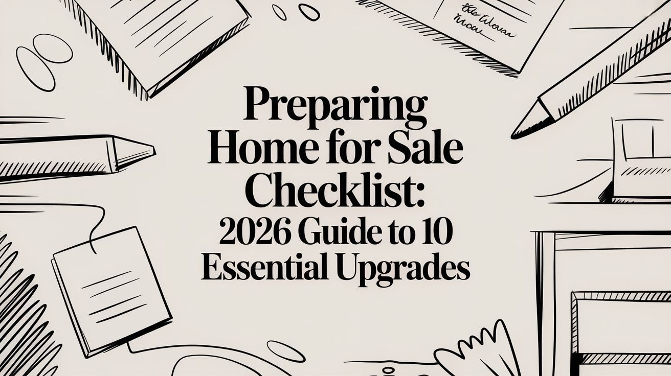 Preparing Home for Sale Checklist: 2026 Guide to 10 Essential Upgrades