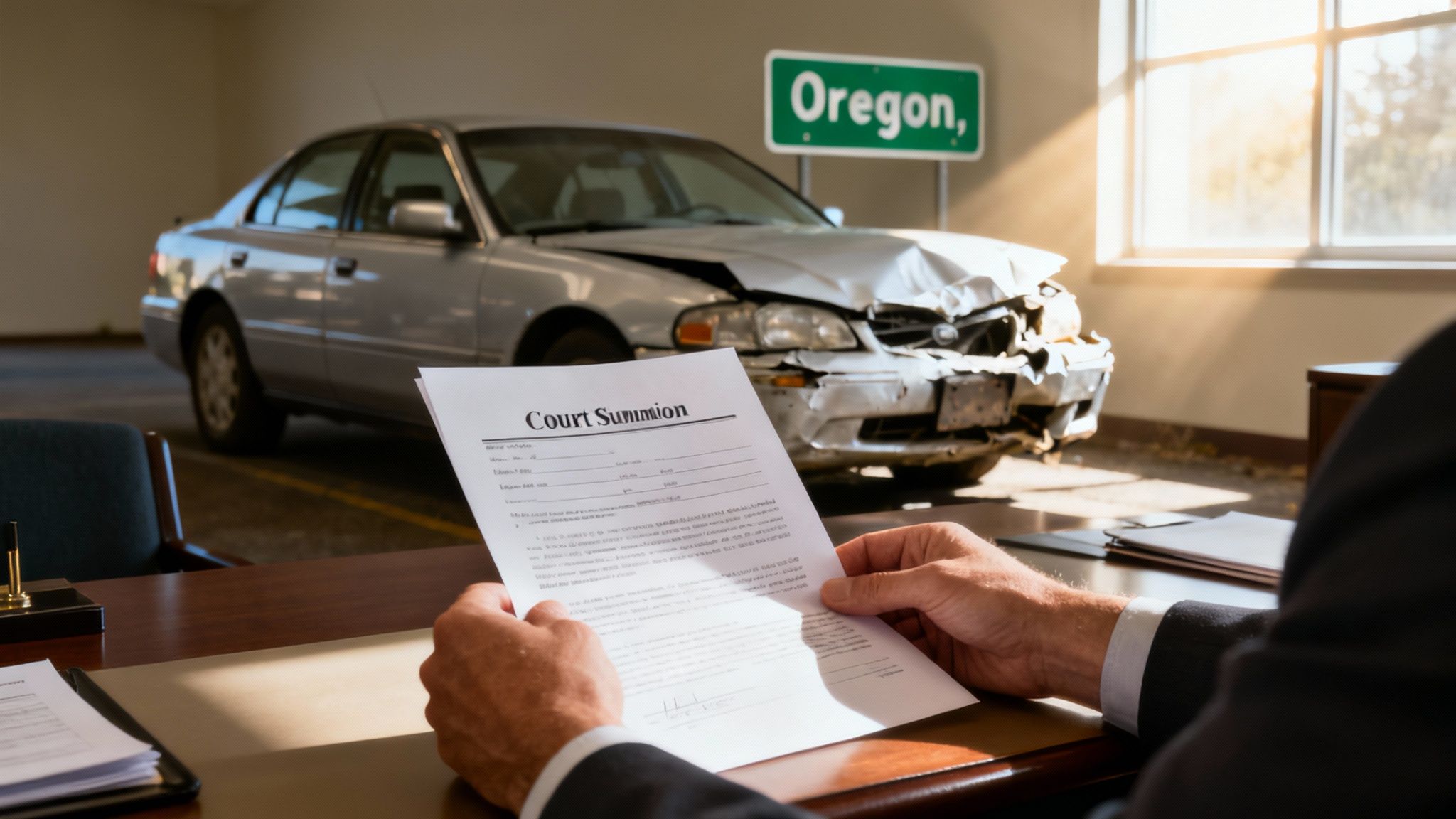 Being Sued for a Car Accident in Oregon? An Actionable Guide