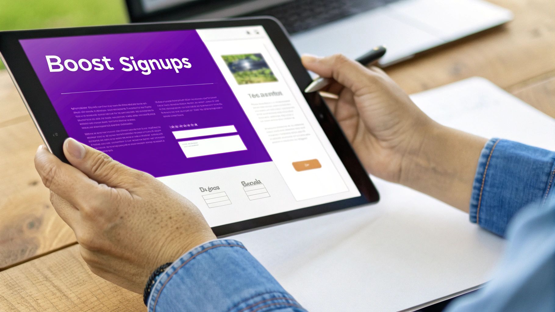 A stylish and effective opt-in form from OptinMonster, showcasing a compelling headline, minimal fields, and a clear call-to-action button.