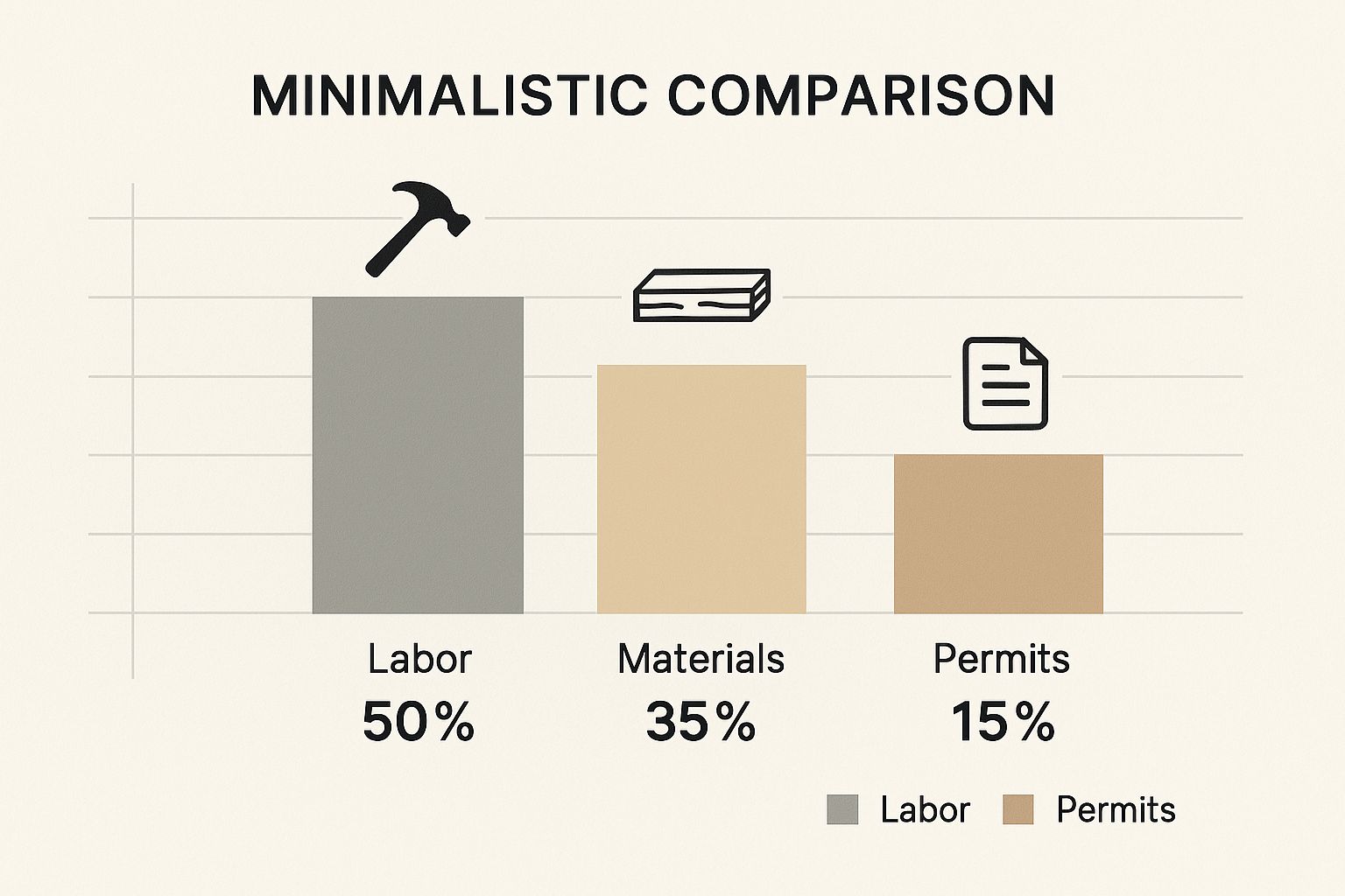 Infographic about how much does a basement renovation cost