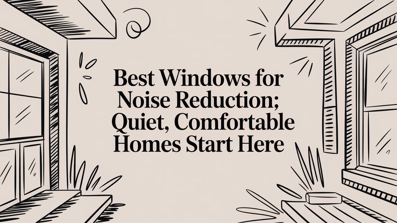 Best windows for noise reduction: Quiet, Comfortable Homes Start Here
