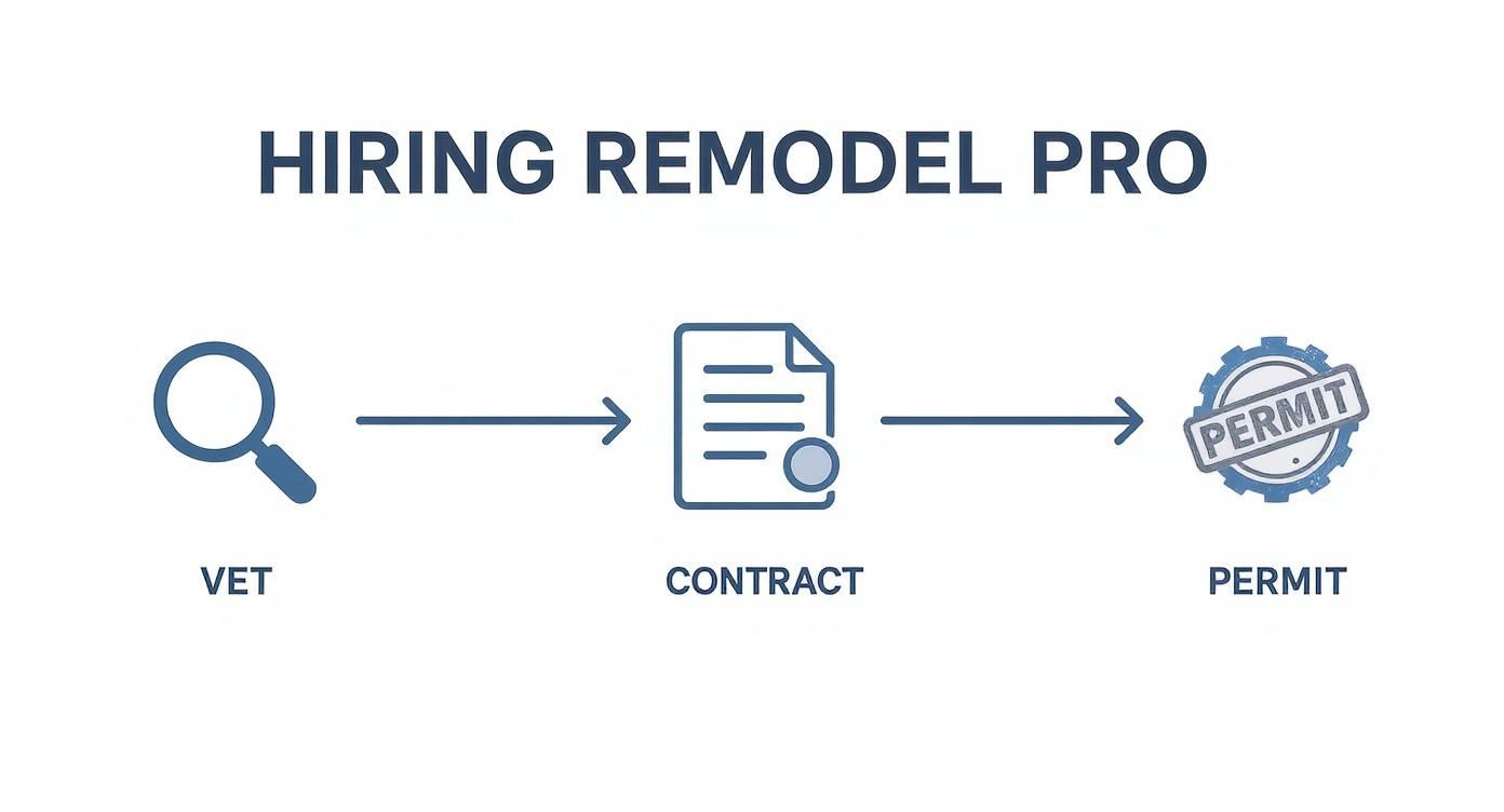 Infographic about how to plan bathroom remodel