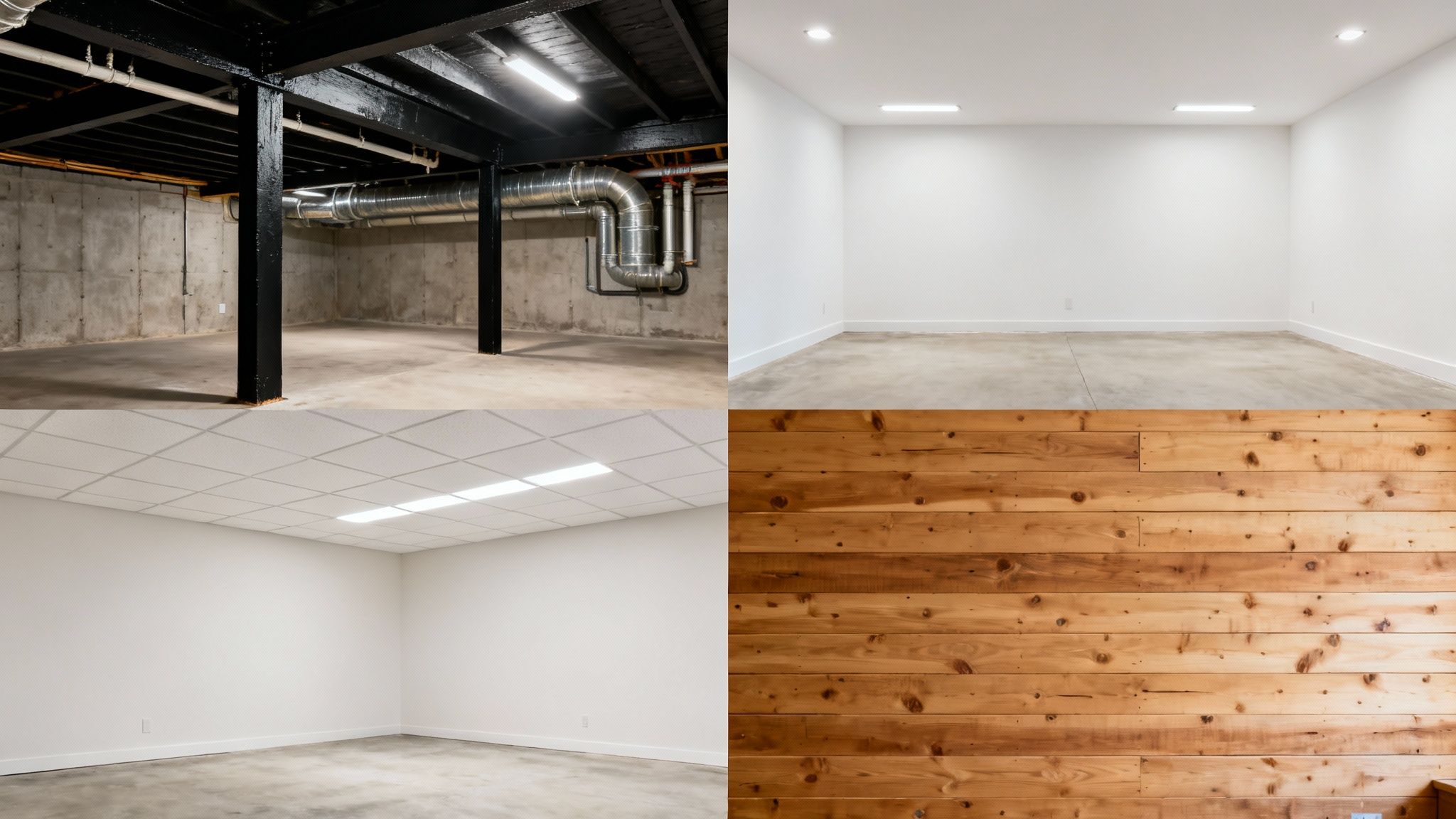 Your Ultimate Guide to Basement Ceiling Finish Options