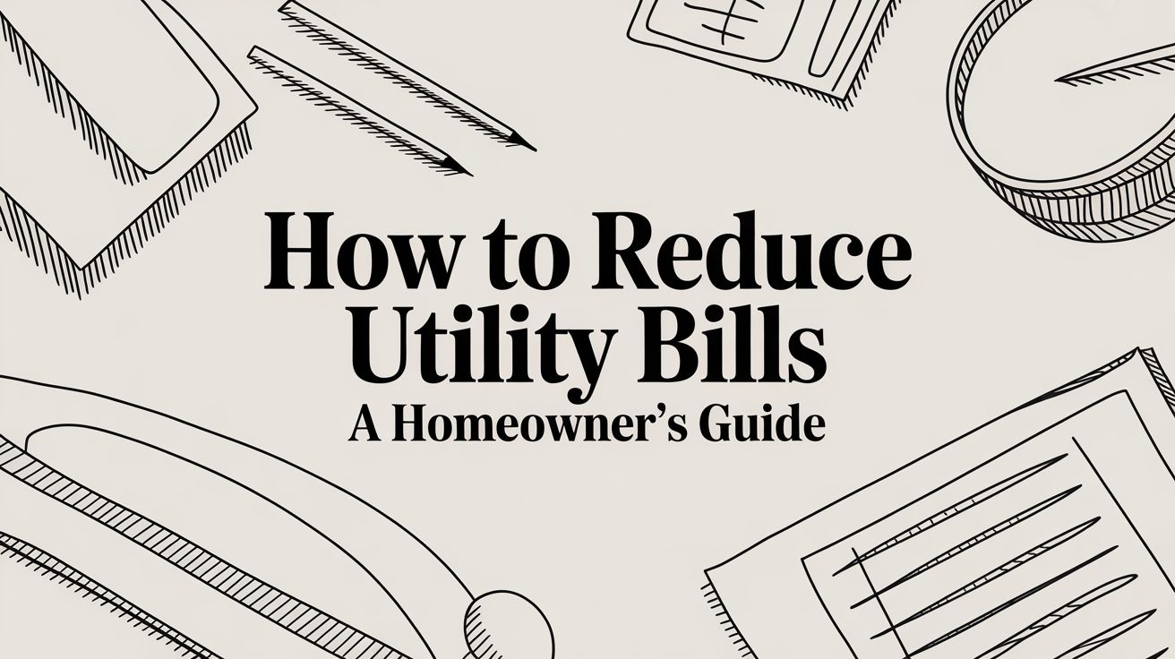 How to Reduce Utility Bills A Homeowner's Guide