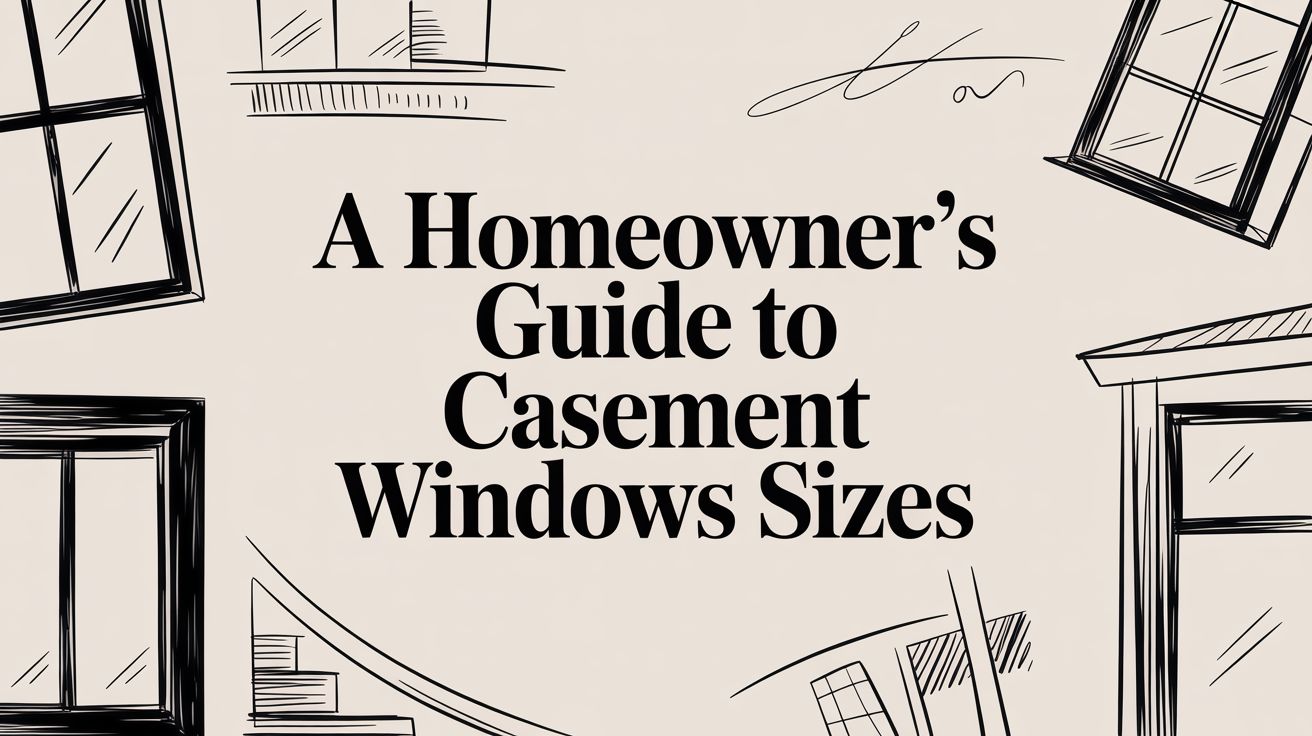A Homeowner's Guide to Casement Windows Sizes